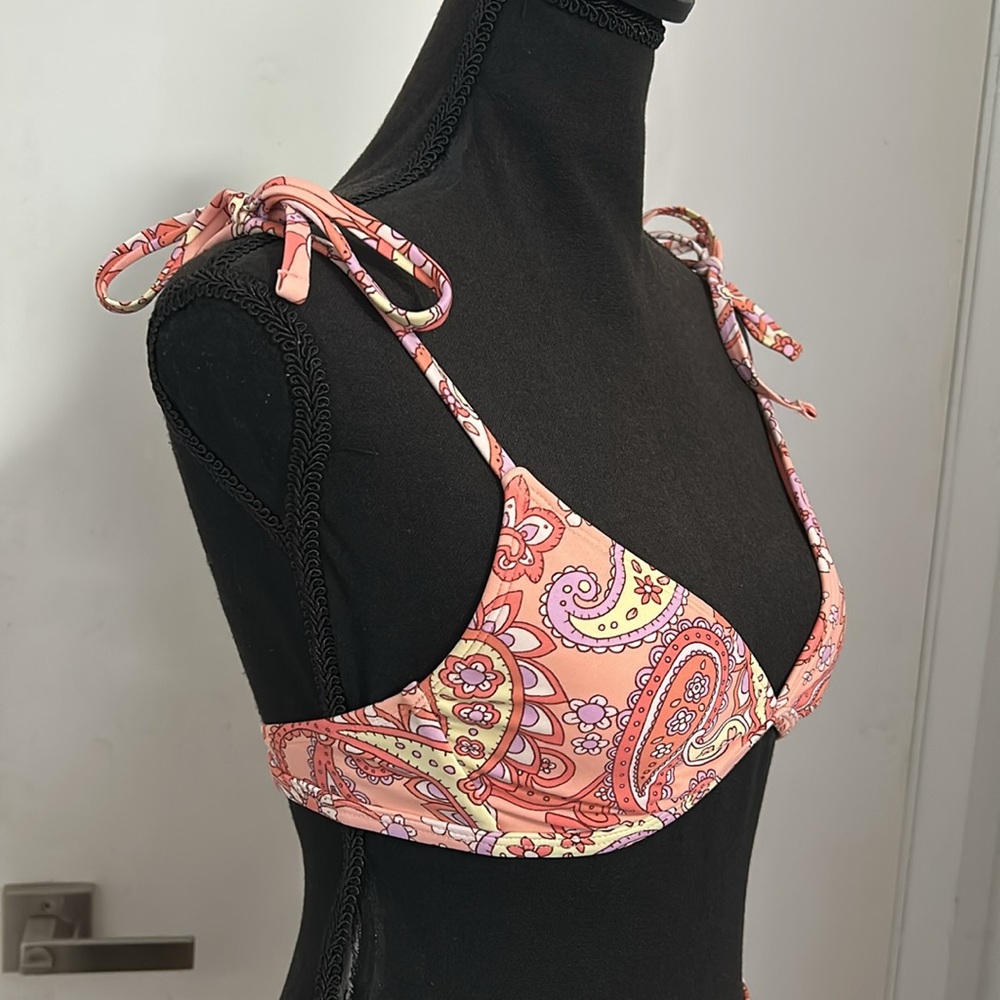 Wild Fable Paisley Bikini Set - Pink and Orange - Picture 3 of 9